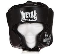METAL BOXE Casque de Boxe Noir Junior