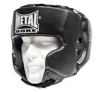 METAL BOXE Casque de Boxe Noir Senior