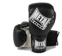 METAL BOXE Gants de Boxe Initiation Noir 10 oz