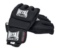 Metal Boxe Gants de Combat Libre Noir Junior