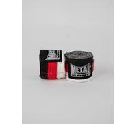 Metal Boxe MB120 Bande d'entrainement Mixte Adulte, Noir/Blanc/Rouge, Taille 2.5 m