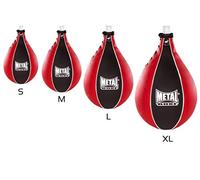 METAL BOXE MB168 Poire de Vitesse Noir/Rouge Taille L