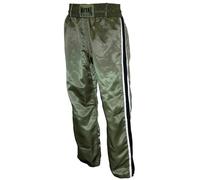 METAL BOXE Pantalon de Full Contact Kaki 2 Bandes