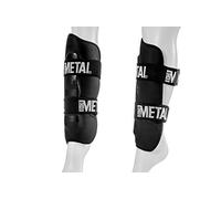 Metal Boxe Protège-tibias Noir Taille M