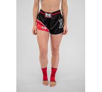 METAL BOXE Short Kickboxing Club Line XXL Adulte Unisexe, Noir/Rouge