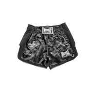 METAL BOXE Short Kickboxing Mirror Adulte Unisexe, Noir, Medium