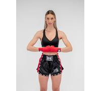 METAL BOXE Short Thaï Kickboxing Extrem Noir/Rouge XXL