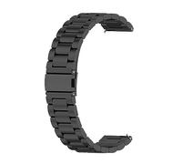 Métal Bracelet Compatible avec Fossil Gen 6 Wellness Bracelet, Bande de Montre de Rechange en Acier Inoxydable pour Fossil Gen 6 Wellness Smartwatch, Homme Femme, Noir