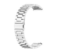 Métal Bracelet Compatible avec Fossil Gen 6 Wellness Bracelet, Bande de Montre de Rechange en Acier Inoxydable pour Fossil Gen 6 Wellness Smartwatch, Homme Femme, Argent