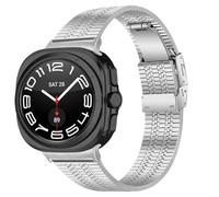 Métal Bracelet pour Samsung Galaxy Watch 8/8 Classic Bracelet, avec Fermoir Magnétique Réglable Acier Inoxydable Milanais Bande de Rechange pour Femmes Hommes (ARGENT)