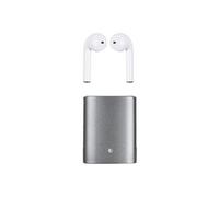 Ecouteurs connectés Bluetooth boîtier gris