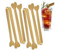 Metal Buffet Tongs, Grip Barbecue Tongs, Kitchen Food Grabber with Non Slip Design, Heart Shaped Serving Tool, Salad Ice Bread Fruit Helper for Details, Bbq Party Cooking Accessory