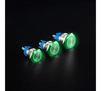 Metal button 16/19/22mm self-reset, jog start, power button modification with light switch, self-locking NWPNLXEA(6-7cm,19MM_SELF-LOCKING_220V)