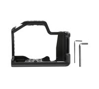 Metal Camera Cage Rig avec Poignée Grip, Accessoire Cold Shoe, Compatible Canon EOS M5 - Aluminium Robuste, Montage Facile, Usage Vidéo