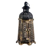 Metal Candle Holder | Candle Holders | Moroccan Style Vintage Metal Decorative Stand | Rustic Farmhouse Candlestick for Table Decor and Home Accents, Ideal for Candles and Centerpieces