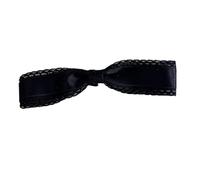 Metal Claw Clips,Pearl HairClips,Clips Large Plush Pinces à cheveux, accessoires for cheveux, pince à ressort for femmes, épingle à cheveux personnalisée avec frange latérale à nœud(Black/White)