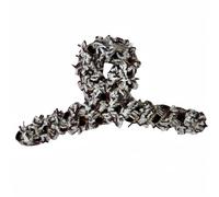 Metal Claw Clips,Pearl HairClips,Clips Large Plush Pinces à cheveux en flanelle tissée à la main, épingle à cheveux for femmes, accessoires avec pince requin à l'arrière de la tête(Burgundy)