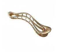 Metal Claw Clips,Pearl HairClips,Clips Large Plush Pinces à cheveux en métal argenté for femmes, grande pince à cheveux for le cou(Gold)