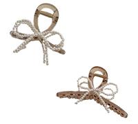 Metal Claw Clips,Pearl HairClips,Clips Large Plush Pinces à cheveux en perles for femmes, pince en forme de requin, grande tête, ornement, épingle à cheveux, accessoires for cheveux à l'arrière de la