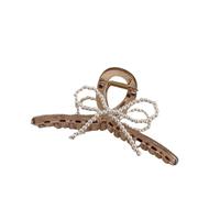 Metal Claw Clips,Pearl HairClips,Clips Large Plush Pinces à cheveux en perles for femmes, pince en forme de requin, grande tête, ornement, épingle à cheveux, accessoires for cheveux à l'arrière de la