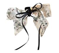 Metal Claw Clips,Pearl HairClips,Clips Large Plush Pinces à cheveux for coiffure, peinture à l'encre, nœud chinois, ruban, queue de cheval, Clip haut, épingle à cheveux for tête arrière(Flowers)