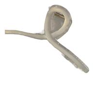 Metal Claw Clips,Pearl HairClips,Clips Large Plush Pinces à cheveux grande pince à cheveux en forme de croix for l'arrière de la tête épingle à cheveux en forme de requin for les femmes(White)