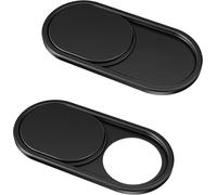 Metal Computer Camera Cover, 2-Piece 0.6mm Ultra-Thin Webcam Cover for MacBook Pro* Air, iPad, Portatil, Mac, Laptop Accessories, PC, Laptop, Black