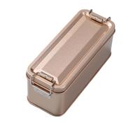 Metal Cookie Tin - Métal Vide | Boîtes de rangement en Tintplate | Boîte à tinss rectangulaires | Candy Storages Container | Conteneur de stockage de poudre avec couvercle pour