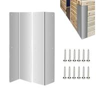 Metal Corner Protector - 2 Pieces Corner Edge Trim | Furniture Bumper Guard for Wall Fireplace Door Drawer Cabinet Countertop Table Residential Rooms Home Improvement Safety Decoration