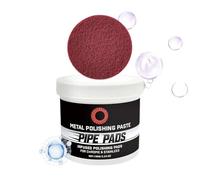 Metal Cream & Rust Remover - 100g Kit | Heavy Duty Chrome And Stainless Steel Polishing Paste With Pad For Aluminum Brass Exhausts Wheels And Bumpers, Removes Oxidation, Discoloration