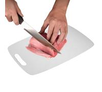 Metal Cutting Board - Easy To Clean Kitchen Gadget - Double Sided Cutting Board | Meal Prep Chicken Steak Veggie Food Camping RV Camper
