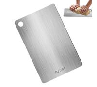 Metal Cutting Board - Stainless Steel 20x29cm | Cutting Board, Double-Sided Large Easy Grip Baking Boards For Countertop Kitchen Tool | For Home Cooking And Food Preparation