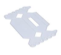 Metal Cutting Dies Carbon Steel Paper Card Die Cutting Machine Embossing Tool for DIY Crafts Gift Box Making Scrapbooking Photo Album Decoration 14.8 x 8.8cm