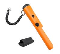 Metal Detector, Handheld Waterproof Wand, High Accuracy Portable Locator, Orang, Black, Green, with Holster, for Treasure Hunting, Security Screening, Outdoor Exploration and Discovery