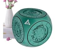 Metal Dice - 1.65 inches Game Dice for Teens, Family with Rotating Geometric, Toy Gaming for Adults, School, Home, Portable Gift Set, Travel Fun, Party and Leisure Use