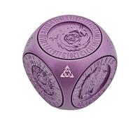 Metal Dice - 7-in-1 Standard Game Dice Rotating Geometric Toy for Family Gathering, Classroom Fun with Interactive Play, Travel for Teens Adults Couples, Sturdy Construction, Portable Gift Set