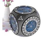 Metal Dice - 7-Piece Gaming for Tabletop Play, Rotating Geometric Toy Gathering Fun, Suitable for Teens Adults Family Couples, Compact Portable Design, Solid, Classroom Travel Use