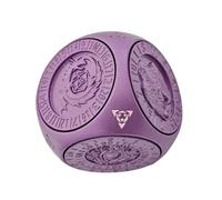 Metal Dice Cube Cool Cool Cool, Cube de Jeu Standard 7 en 1 | Portable Polyvalent Forme Rotative Jouet Géométrique pour Collectionner Adolescents Familycouble Voyage en Classe E