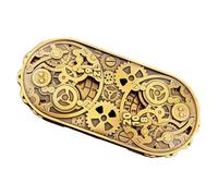 Metal Dice - D1D Alliage d'aluminium Game Theme Spin Dice | DICE SET GAME | Équipement du bout des doigts | Jouet mystérieux avec gravures, activités pour groupes de débutants pour bar, dortoir