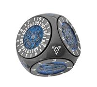 Metal Dice - Heavy Dice for Tabletop Games, Portable Game DDice, 7-in-1 Dices for Game, Shiny Metal Dices, Geometric Rotating Toy Ffor Board Travel Kids Family, Couples, Classroom Gathering Teens