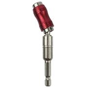 Metal Drill Bit Sets,1/4 "Drill Extension Rod Hex Magnetic Ri&ng Screwdriver Hand Tools Quick Change Holder Drive Guide Screw(Red)