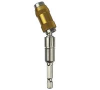 Metal Drill Bit Sets,1/4 "Drill Extension Rod Hex Magnetic Ri&ng Screwdriver Hand Tools Quick Change Holder Drive Guide Screw(Gold)