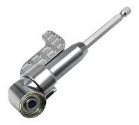 Metal Drill Bit Sets,105 Degree Angle Screwdriver Socket Holder Adapter Replacement Right Driver Parts Power Tool(Silver Long)