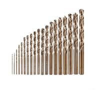 Metal Drill Bit Sets,19PCS High Speed Steel Cobalt,M35 Power Tool,Electric With Straight Shank Cutting