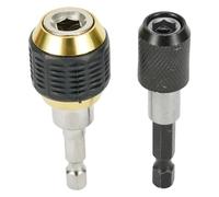 Metal Drill Bit Sets,2pcs Hex Shank 60mm Keyless Chuck Screwdriver Impact Driver Adaptor Tool Quick Change Convertor Adapter Tools