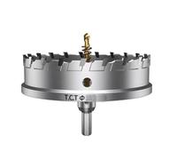 Metal Drill Bit Sets, Bits,Hole Saw Carbide 12~200mm Dia for Stainless Steel with Arbor,TCT Cutter for,Wood(100mm)