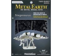 Metal Earth - 5061100 - Maquette 3d - Dinosaures - Stégosaure Squelette - 13,97 X 2,54 X 7,62 Cm - 2 Pièces