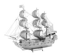 Metal Earth - 5061316 - Maquette 3D - Iconx - Bateau Pirate La Perle Noire - 14,61 x 4,45 x 11,43 cm - 2 pièces