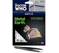 Metal Earth Doctor Who Rusty K-9 3D Metal Model Kit Bundle with Tweezers Fascinations