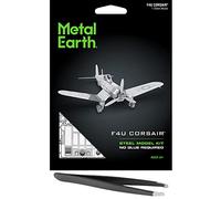 Metal Earth F4U Corsair Kit de modélisme 3D en métal avec pince à épiler